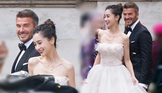 David Beckham tươi hết cỡ bên 'cô dâu' xinh đẹp Angelababy