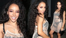 Nữ ca sĩ Tinashe mặc xuyên thấu lộ nội y gây 'nhức mắt'