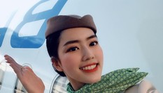 Nữ tiếp viên hàng không 9x khiến dân mạng xao xuyến vì quá xinh