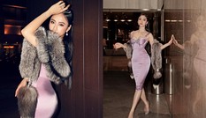 Angela Phương Trinh mặc gợi cảm, khoác áo lông thú gây tranh cãi