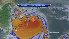 Bão số 6 suy yếu thành áp thấp nhiệt đới