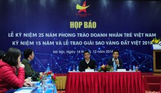 Hội Doanh nhân trẻ Việt Nam công bố Top 10 Sao Vàng đất Việt 2018