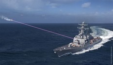 Mỹ đưa vũ khí laser lên tàu chiến Mỹ đưa vũ khí laser lên tàu chiến