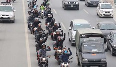 Diễu hành motor trước liveshow tưởng nhớ Trần Lập