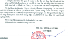 Ký một văn bản, bà Đặng Thị Hoàng Yến hé lộ sắp có biến động nhân sự ở Tân Tạo