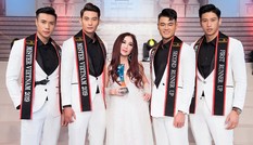 Ôn Bích Hà khoe vòng 1 gợi cảm ở Sài Gòn, sánh vai dàn trai đẹp Mister Vietnam