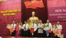 Tỉnh ủy Hòa Bình điều động, luân chuyển nhiều cán bộ
