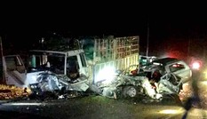 Vụ tai nạn 6 người thương vong ở Gia Lai: Cả 4 người trên xe bán tải uống rượu