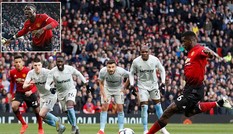 Pogba lập cú đúp phạt đền, M.U đánh bại West Ham