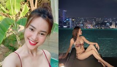 Ninh Dương Lan Ngọc gây 'bão' mạng vì ảnh bikini khoe ngực nóng bỏng