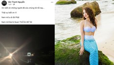 Vân Hugo gặp tai nạn vì ô tô bị mất lái trong đêm