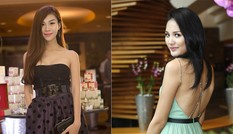 Mẫu chuyển giới đọ vai trần với Hoa hậu Hương Giang