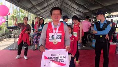 Sau khi thôi việc, ông Đoàn Ngọc Hải chạy marathon và đoạt huy chương