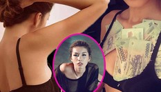 Siêu mẫu Minh Tú chụp ảnh nhét tiền vào ngực