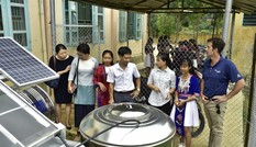 Tiếp nhận và khánh thành Hệ thống chưng cất nước bằng bức xạ mặt trời