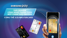 Ra mắt tính năng Samsung Pay cho thẻ quốc tế SCB Mastercard