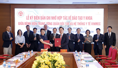 Vinmec và bệnh viện trung ương quân đội 108 hợp tác đào tạo nguồn nhân lực