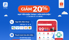 Tiết kiệm 20% khi nạp tiền & thanh toán trên Shopee với AirPay
