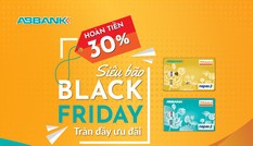 Black Friday: Hoàn tiền 30% khi mua sắm online với ABBANK YOUcard