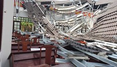 Công an vào cuộc vụ Hội trường ủy ban bất ngờ đổ sập