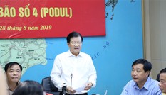 Phó Thủ tướng Trịnh Đình Dũng: Không được chủ quan với bão số 4