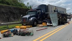 Tai nạn liên hoàn trên cao tốc Nội Bài - Lào Cai, 3 người nhập viện