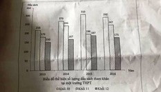 Biểu đồ hình cột vào đề văn 'Yêu có trách nhiệm'