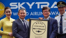 Vietnam Airlines năm thứ tư nhận chứng chỉ Hãng hàng không quốc tế 4 sao
