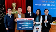 Liên Việt Postbank –Tiền Phong mang niềm vui đến cho đối tượng bảo trợ xã hội