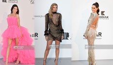Loạt sao diện đồ xuyên thấu, mẫu 9x lộ ngực táo bạo nhất tại tiệc hậu Cannes