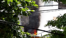 Cháy ở chung cư cao cấp Fhome Đà Nẵng, xe cứu hỏa không tiếp cận được