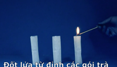 Làm thế nào để 'phóng tên lửa' từ túi trà?