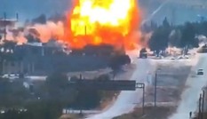 Đoàn xe tuần tra của Nga ở Syria bị đánh bom