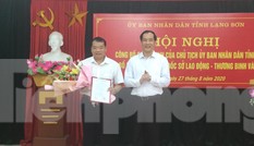 Bổ nhiệm nhiều lãnh đạo sở, ngành ở Lạng Sơn