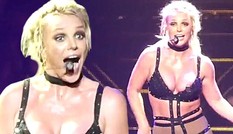 Britney Spears táo bạo mặc đồ như nội y trình diễn nóng bỏng