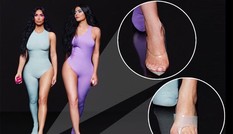 Dân mạng cười lăn với ảnh Kim Kardashian photoshop quá đà 6 ngón chân