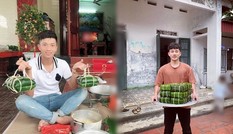 Quế Ngọc Hải, Văn Toàn và cầu thủ Việt gói bánh chưng bên gia đình