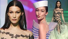 'Nhức mắt' ngắm chị em Gigi, Bella Hadid mặc xuyên thấu lộ nội y