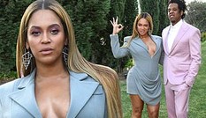 Beyonce quyến rũ dáng tròn đầy 'bỏng rẫy' bên chồng