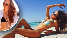 Hai siêu mẫu xứ Samba diện bikini 'nóng rực' trên biển