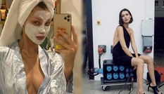 Bella Hadid 'thả rông vòng 1' trong ảnh selfie