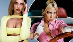 Giọng ca nước Anh Dua Lipa mặc gợi cảm tôn ba vòng nảy nở