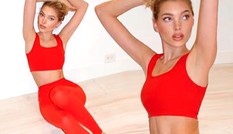 Elsa Hosk khoe đường cong 'gây mê' khi ở nhà giữa mùa dịch