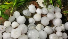 Kinh hoàng mưa đá to như quả trứng ở các tỉnh phía Bắc