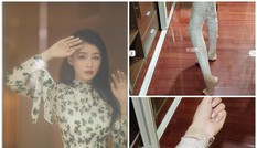 “Nữ thần ngôn tình” khiến fan ngỡ ngàng trước cách bọc nilon làm chân thon tay mảnh