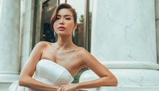 Sau bốn tháng mắc kẹt tại Bali, Minh Tú tái xuất khoe vai trần gợi cảm