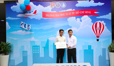 Bùi Công Dân của “Cặp lá yêu thương” được trường ĐH Luật TP. HCM tặng 100% học phí