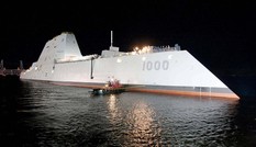 Khu trục hạm tàng hình Zumwalt của hải quân Mỹ ‘sống lại’ nhờ đạn siêu tốc