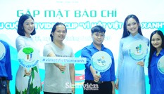 Hoa hậu Ngọc Hân cùng các bạn trẻ hưởng ứng "Vì một Việt Nam xanh"