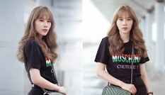 Nam Em bị nhầm là gái Hàn với mái tóc vàng hoe ở sân bay